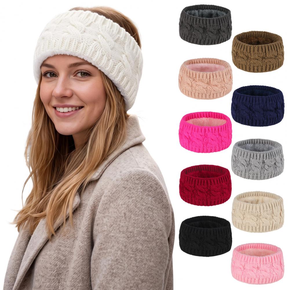 Fleece Ear Warmer Band - Winter Running Gear for Women Winter