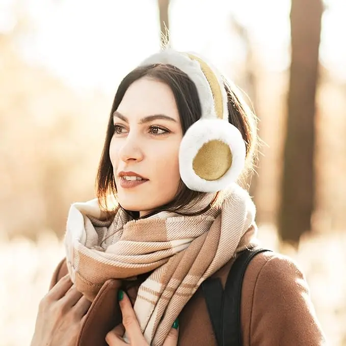 Plush Thickened Foldable Earmu - Earmuffs Foldable ulasan dan harga