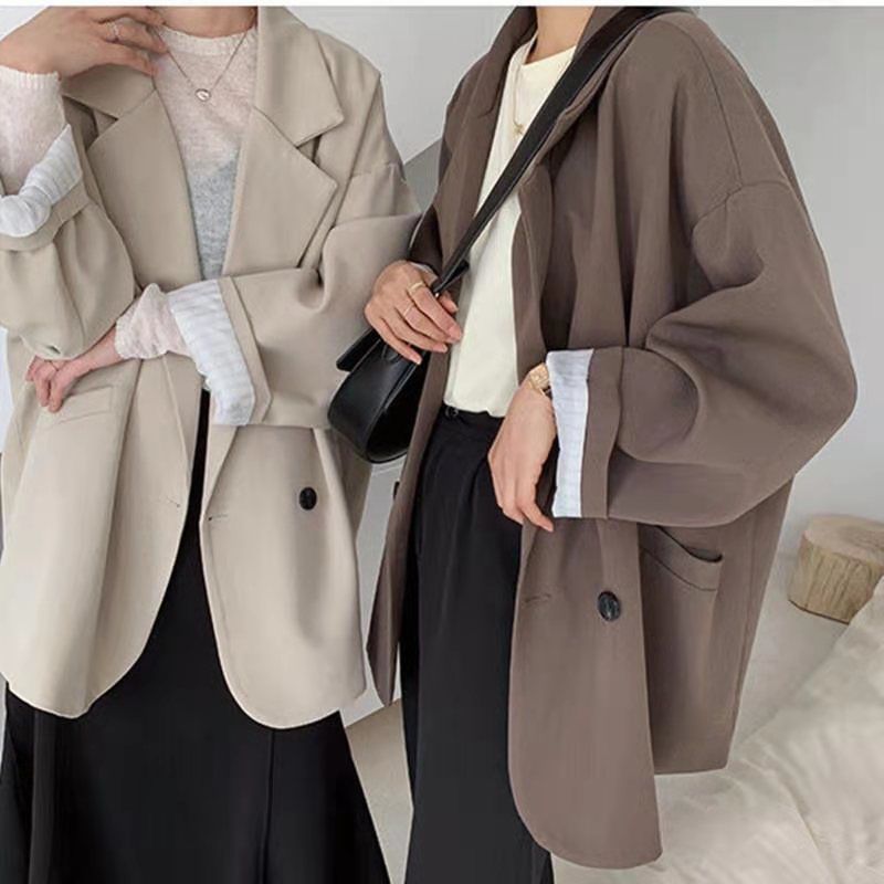 Women Tailored Coat Jacket Lap - Down Jacket Packable ulasan dan harga