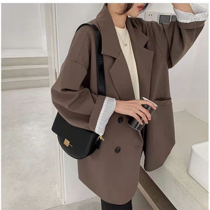 Women Tailored Coat Jacket Lap - Down Jacket Packable ulasan dan harga