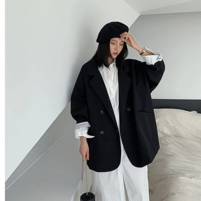 Women Tailored Coat Jacket Lap - Down Jacket Packable ulasan dan harga