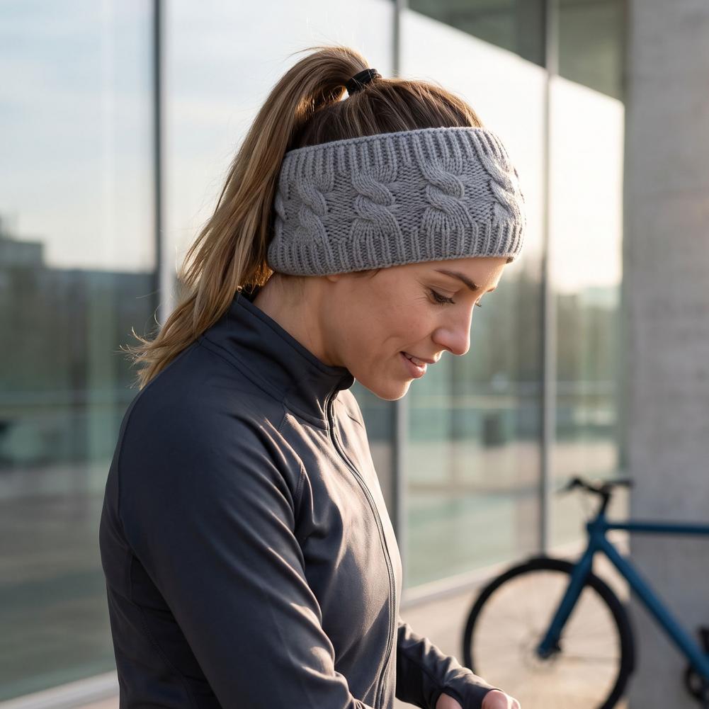 Winter Running Gear for Women  - Fleece Ear Warmer Band ulasan dan harga