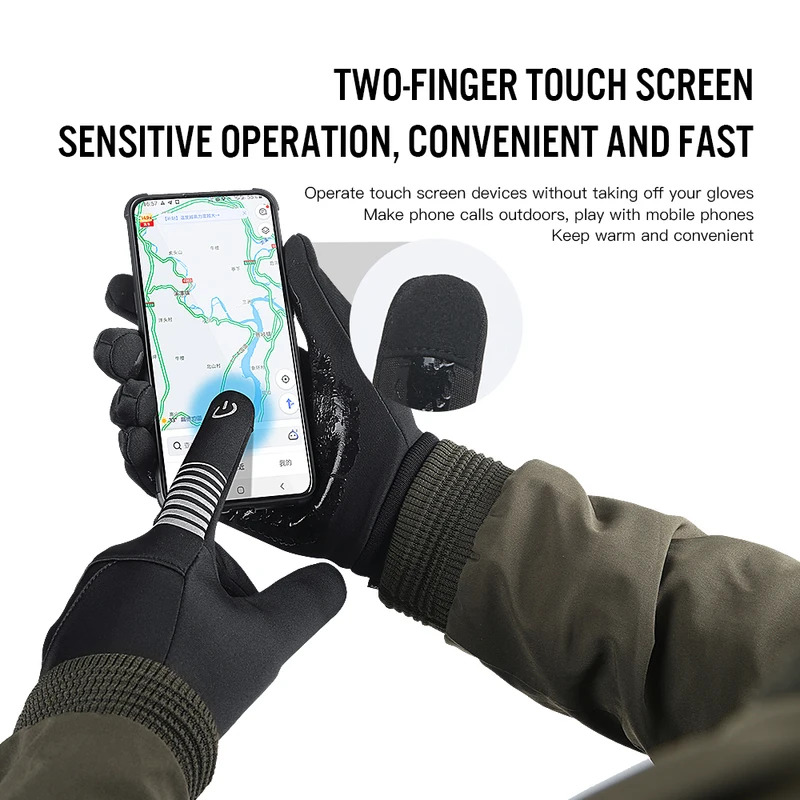 Winter Cycling Gloves for Men  - Touch Screen Gloves ulasan dan harga