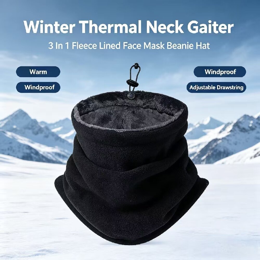 Winter MotorcycleWarm Mask Men - Neck Gaiter Fleece ulasan dan harga