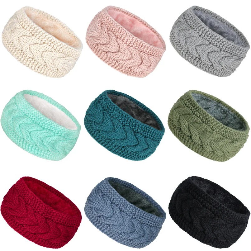 Hair Bands Fluffy Headband Wom - Winter Headband Fleece ulasan dan harga